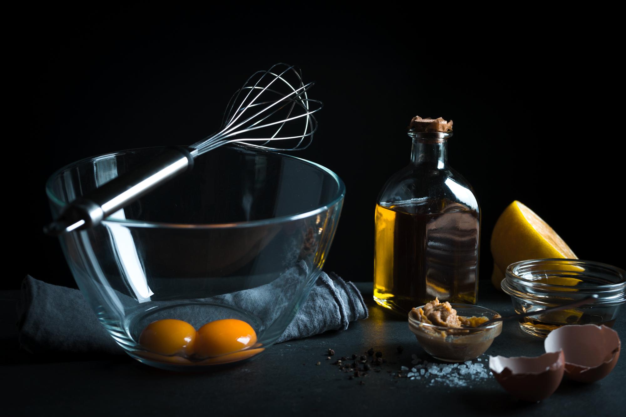 Preparation station with precise tools and scales